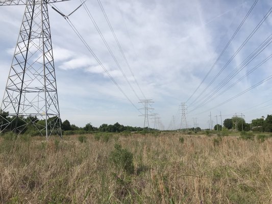 The trail extends through the adjoining neighborhoods.