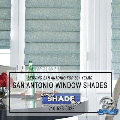 Window shades San Antonio, TX by Service Shade Shop. Call 210-533-5323.