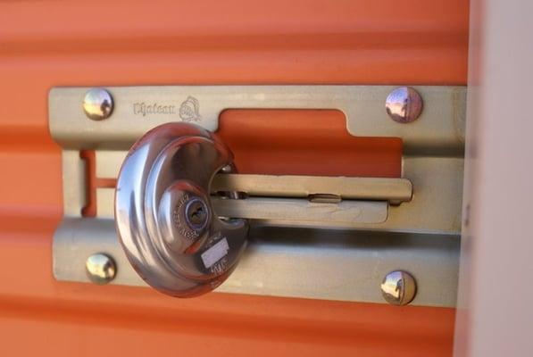 We encourage the use of disk locks - they're pretty tough!