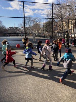 Outdoor play and Physical Education is an important part of our daily routine.