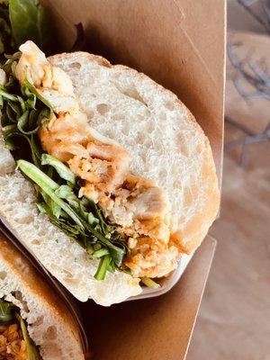 SEAFAB Dub Spicy Chicken. 1 of 4 lunch sandwiches available. More options coming soon.