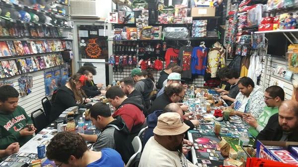 Weekly Magic the gathering events are fun & a great way to make friends in our community of players