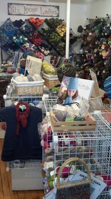 Interior of Six Loose Ladies Yarn & Fiber Shop