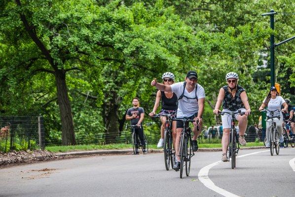 Riding through Park Slope, Brooklyn