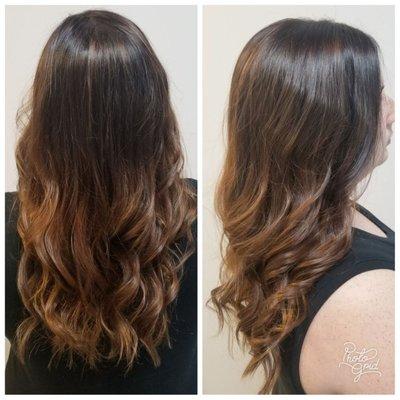 Caramel balayage