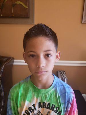 Styled fohawk