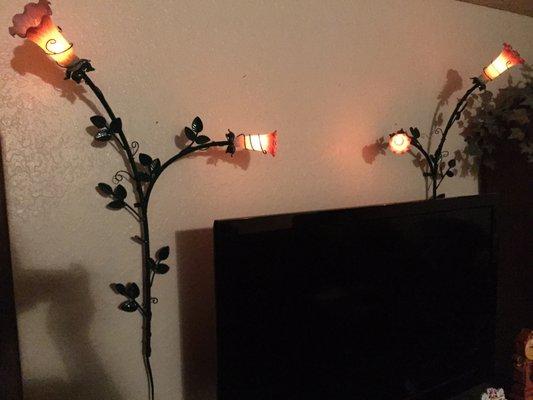 Wall lamps done by CQ fencing