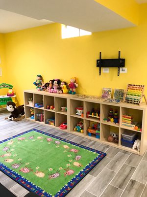 Playroom at Little Lamb Daycare