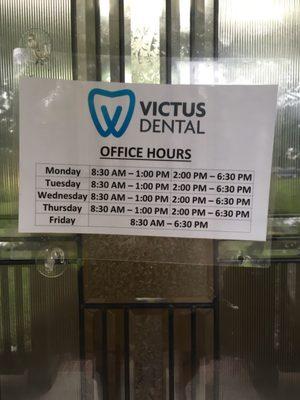 New hours!