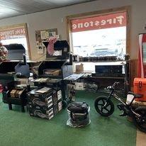 We offer Green Mountain Grills, Grizzly Coolers and E-Bikes