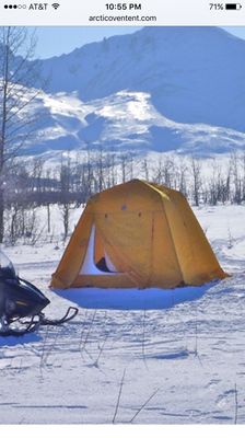 Perfect snow machining tent