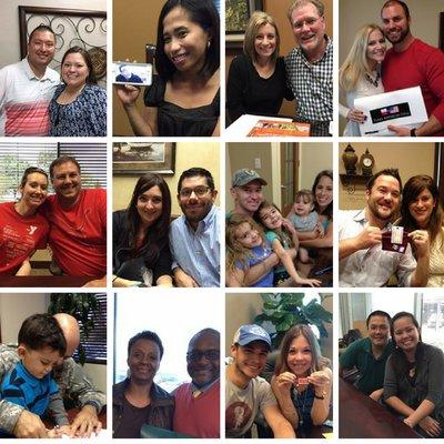 The best part of being a Realtor is the relationships I build. These are just a few of the happy faces of past clients