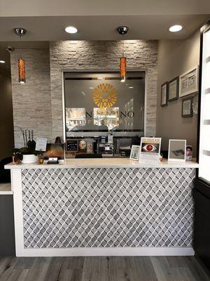 Reception desk