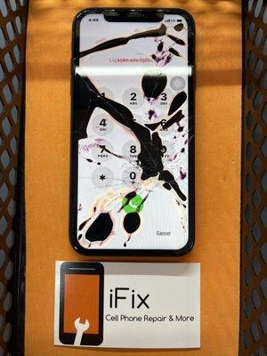 iPhone screen repairs done here at iFix in 15 to 20 minutes!