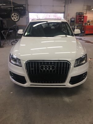 16 Audi Q5  front end repair