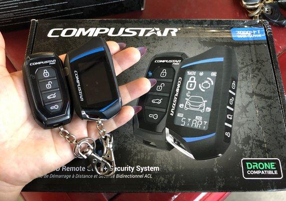 COMPUSTAR 7900as Remote Start with Security System