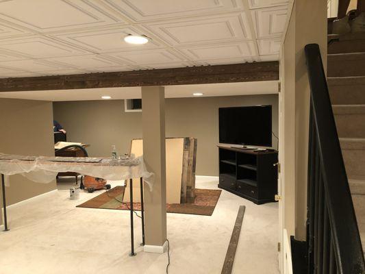 Basement remodeling