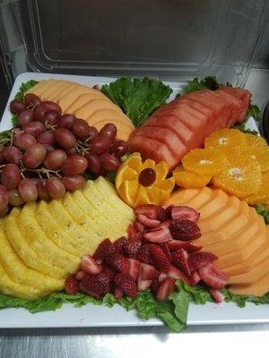 Fresh sweet delicious druit platter