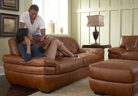 Natuzzi leather sofas