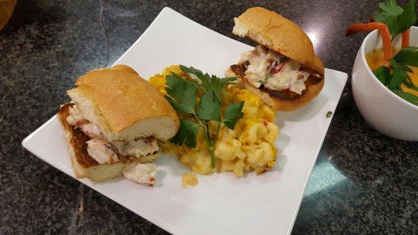 Lobster rolls and lobster mac n cheese