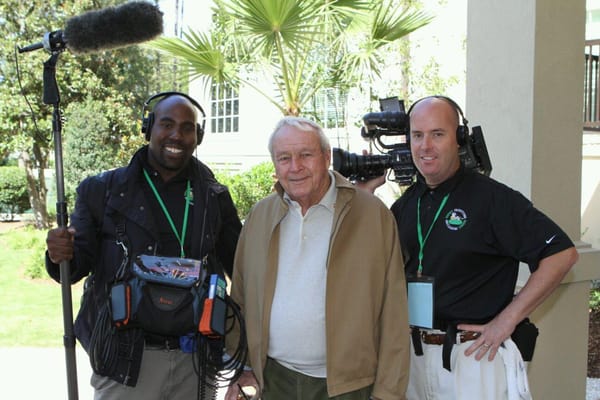 It's always fun meeting a legend. Arnold Palmer at the Wexford Golf Club Re-opening on Hilton Head, SC