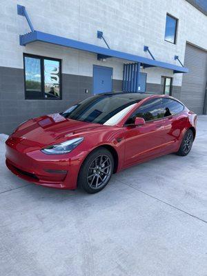 Tesla Model 3 window tint