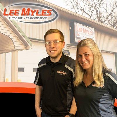 Center Manager Dave Getty & Service Advisor Nikki Miller are happy to help you and your vehicle!