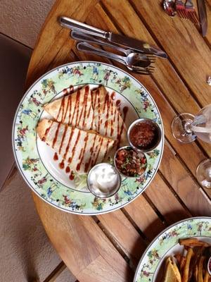 BBQ quesadilla