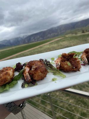 Coconut Fried Shrimp with Kahlua Glaze