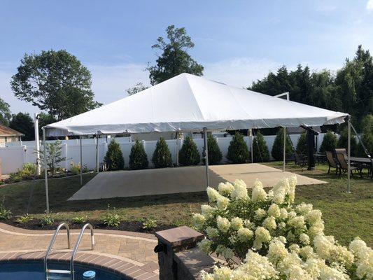 30 x 30 Wedding tent