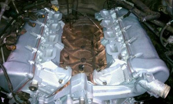 This is after we repaired a common problem of a 4.7L Dodge engine. We take pride in what we do.