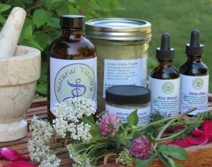 Herbal products are available at Natural Vitality Studio!