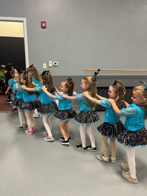 Dance class in costume for picture day!