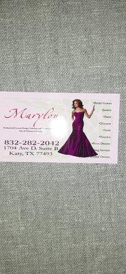 Marylou alterations and fashion designer