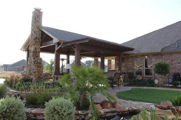 Outdoor Living Space with Pergola