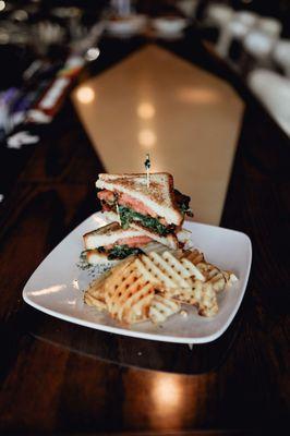 Classic BLT served with waffle fries.