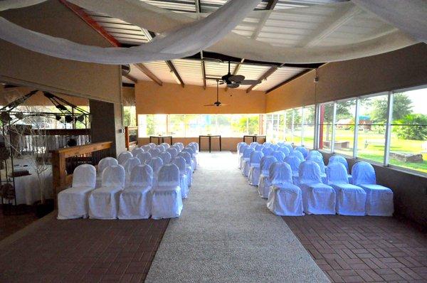 Wedding Ceremony inside the Large Pavilion