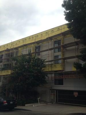 Complete Hardie Siding install, Wood Replacement, Deck Replacement / Water Proofing and Painting in West Hollywood, CA