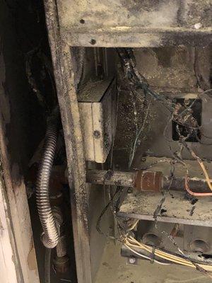 more damaged furnace area