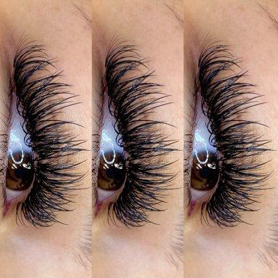 Hybrid wispy Lashes