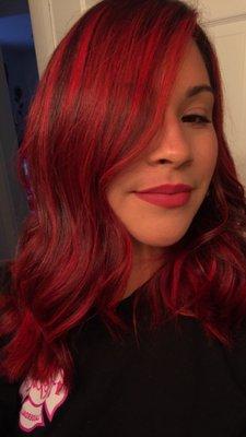 Thank you Jackie! Love my red balayage!