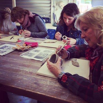 Ceramics - hand building and wheel throwing classes for adults and kids!