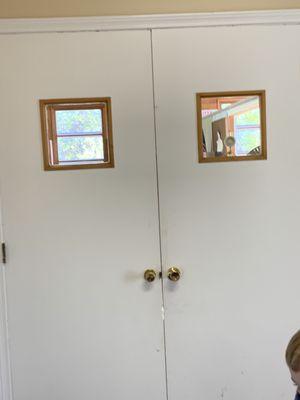 Doors to the preschool