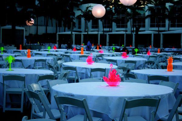 Neon Centerpieces for your Next Event!