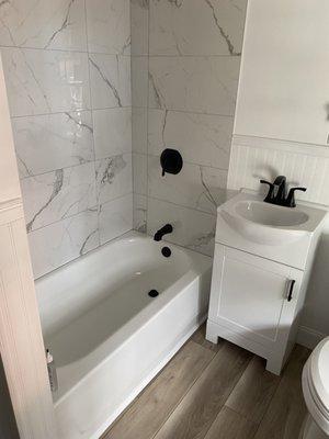 Complete bathroom remodel