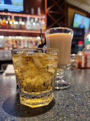 Double jameson & Irish coffee