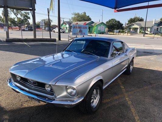 Nice car 68 mustang