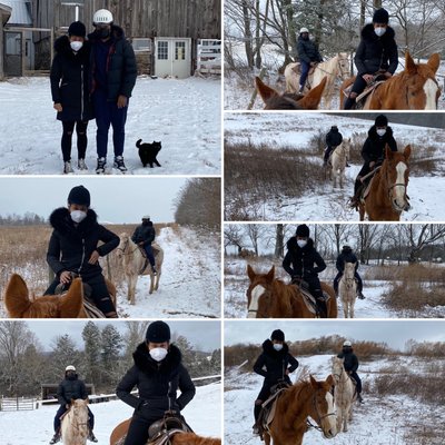 Bridle Hill Farm - Vanessa Williams Private Trail Ride 2_19_2022 @sullivancatskills