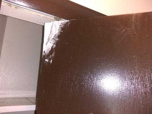 Other cracked closet repair job.