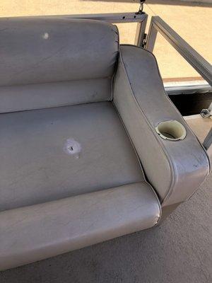 Another ripped seat